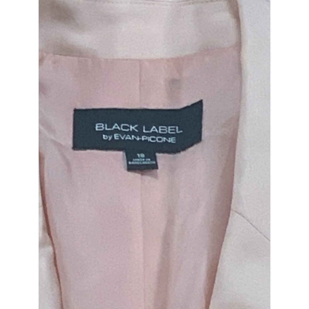 BLACK LABEL by‎ EVAN PICONE Pink Lined Blazer Jacket Women's Size 10 - Picture 4 of 5